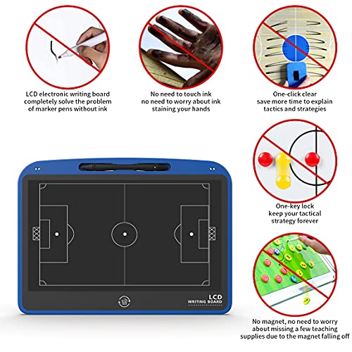 VNVDFLM LCD Basketball Coaching Board, Electronic Tactical Training Board,Basketball Coach Board Basketball Coaching Equipment/Accessories,Basketball Coach Gifts for Men - Image 4