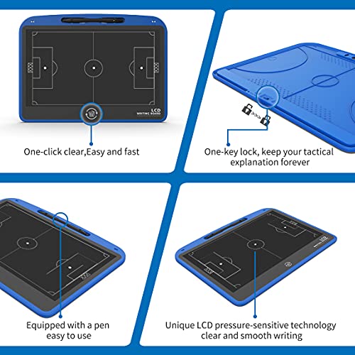 VNVDFLM LCD Basketball Coaching Board, Electronic Tactical Training Board,Basketball Coach Board Basketball Coaching Equipment/Accessories,Basketball Coach Gifts for Men - Image 2