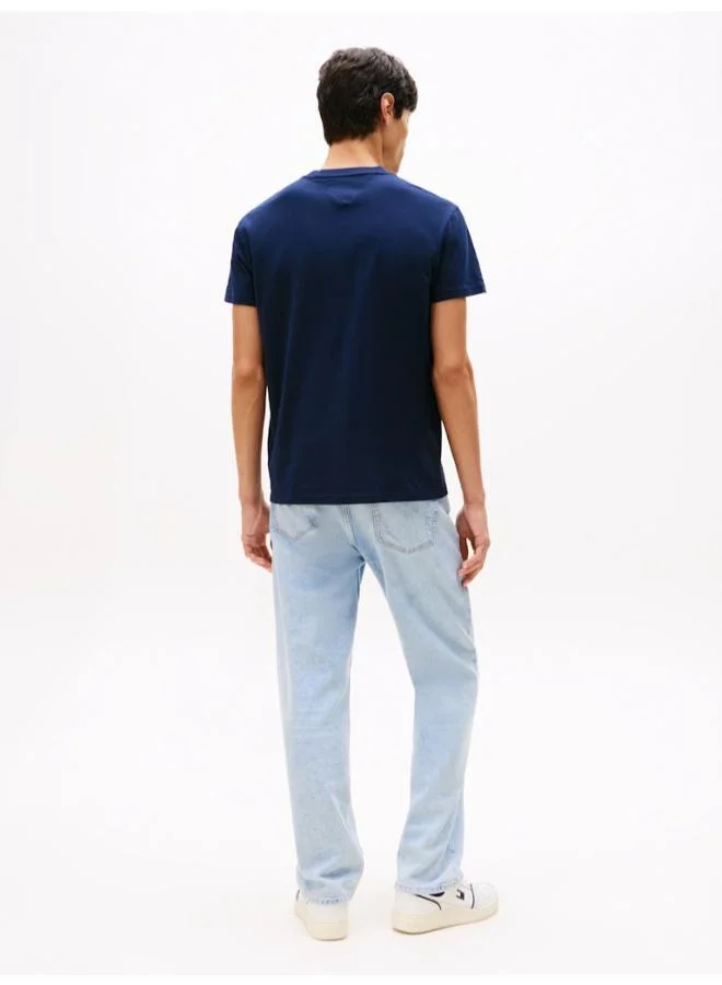 TOMMY JEANS Logo Jersey Crew Neck T-Shirt