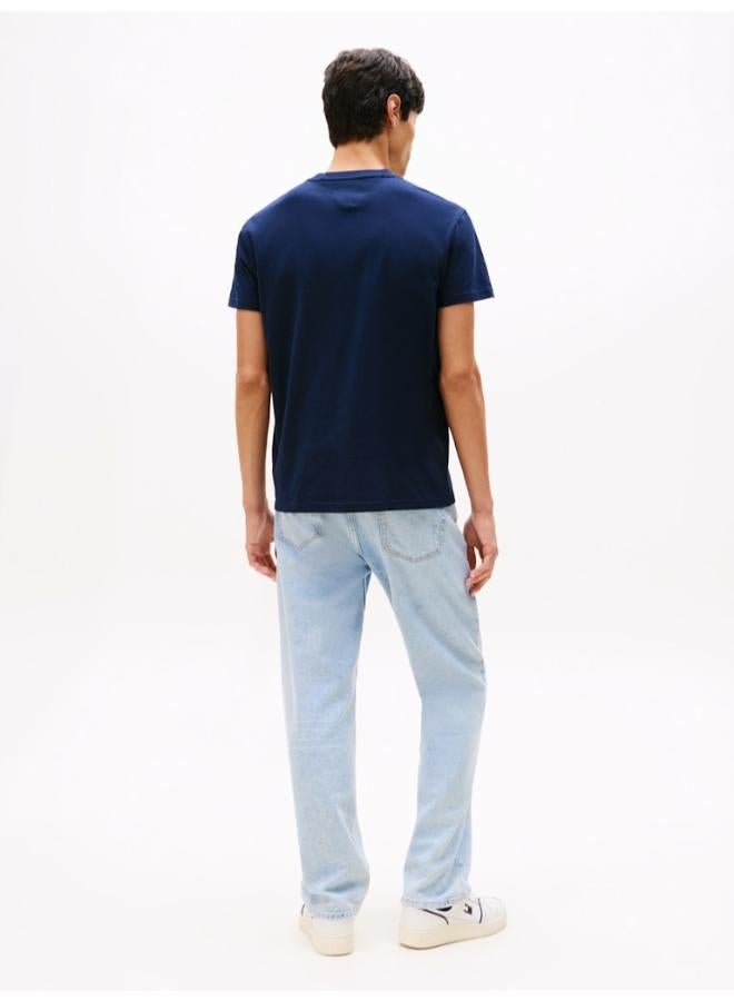 TOMMY JEANS Logo Jersey Crew Neck T-Shirt - Image 2