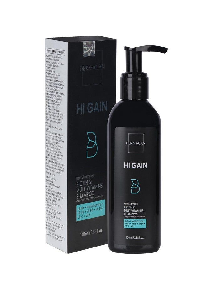 Dermacan Hi Gain Multi Vitamin Shampoo (100 ml) - Image 1