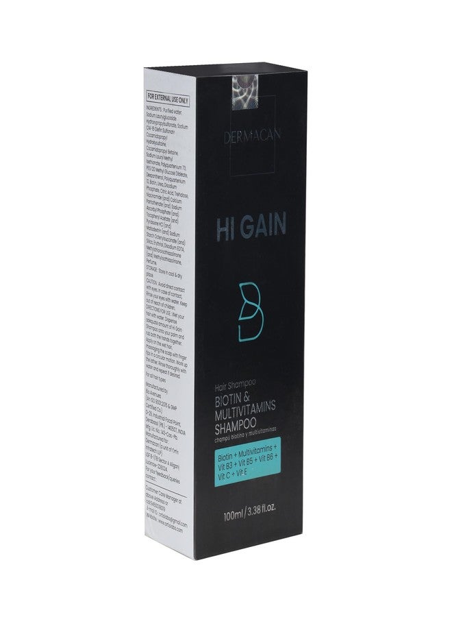 Dermacan Hi Gain Multi Vitamin Shampoo (100 ml) - Image 3