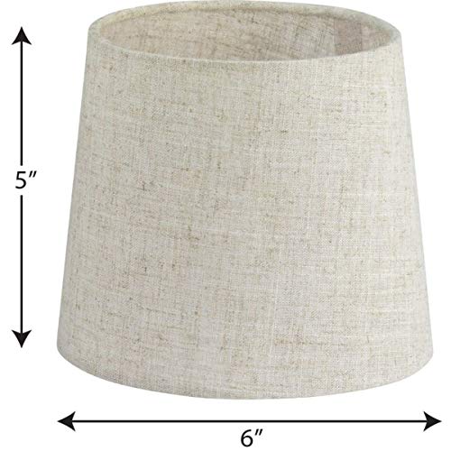 Progress Lighting Flax Linen Accessory Shade - Image 5