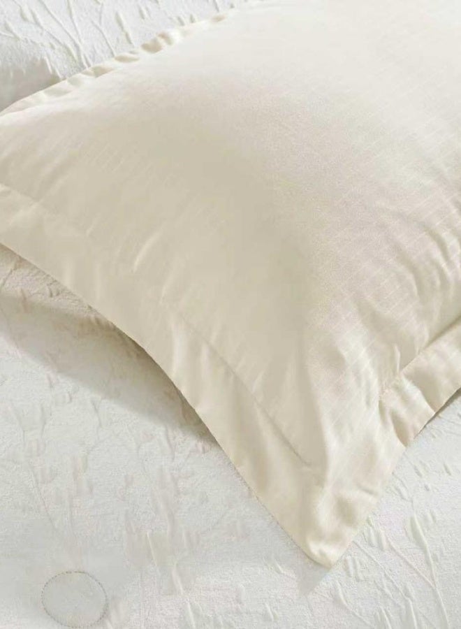 INREST Desert Sand Single Comforter Set 170 × 230 cm – Luxury 5 Pieces Jacquard Embroidered Bedding Set - Image 2
