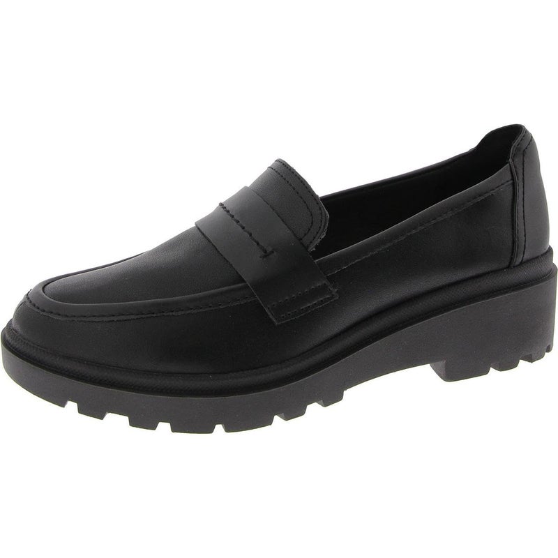 Clarks Collection Women's Calla Ease Loafer, Black Leather, 8.5 W US - Image 5