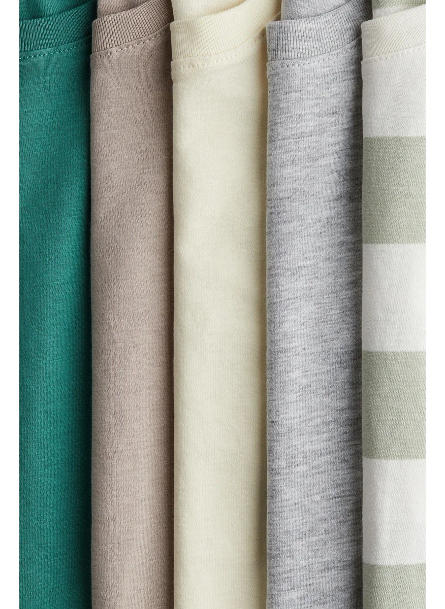 H&M 5-Pack Cotton Jersey Tops