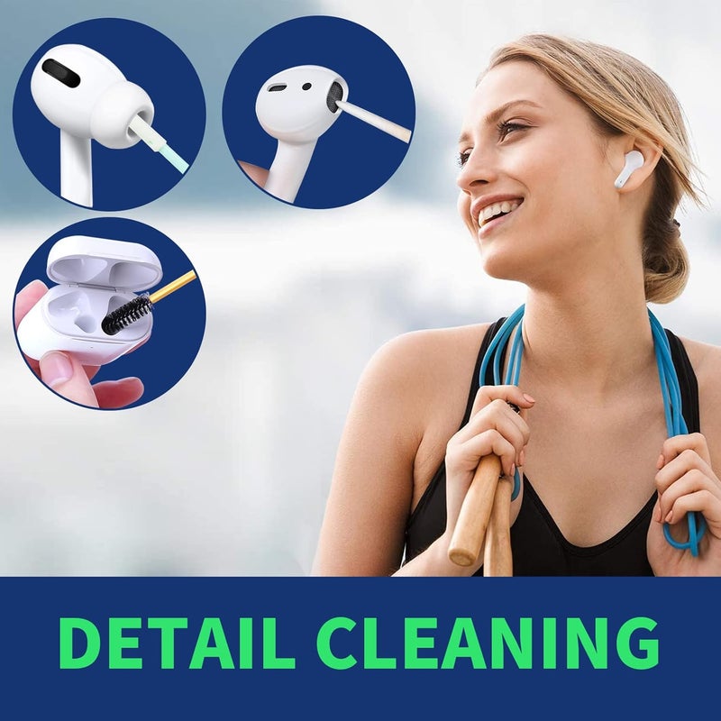 Aispour Phone Cleaning Kit, Phone Screen Cleaner, Cleaning Kit for iPhone Cell Phone Airpod, Cleaner Kit for iPhone Speaker Charging Port Cleaning Tool, Electronics Cleaning kit for Laptop USB C Lightning - Image 4