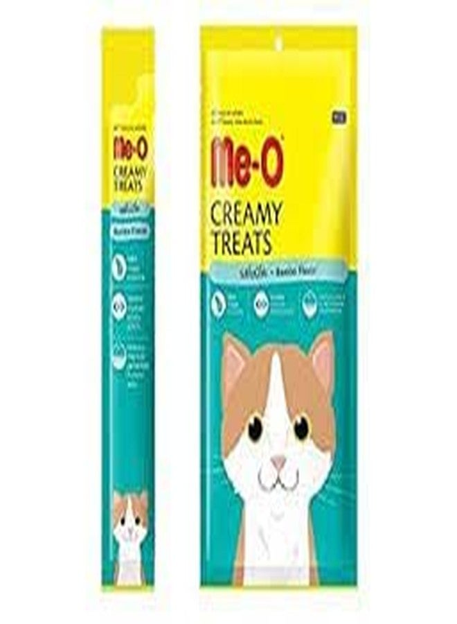 Me-O Creamy Treats with Bonito for Cats and Kittens - 60 g (Pack of 6)