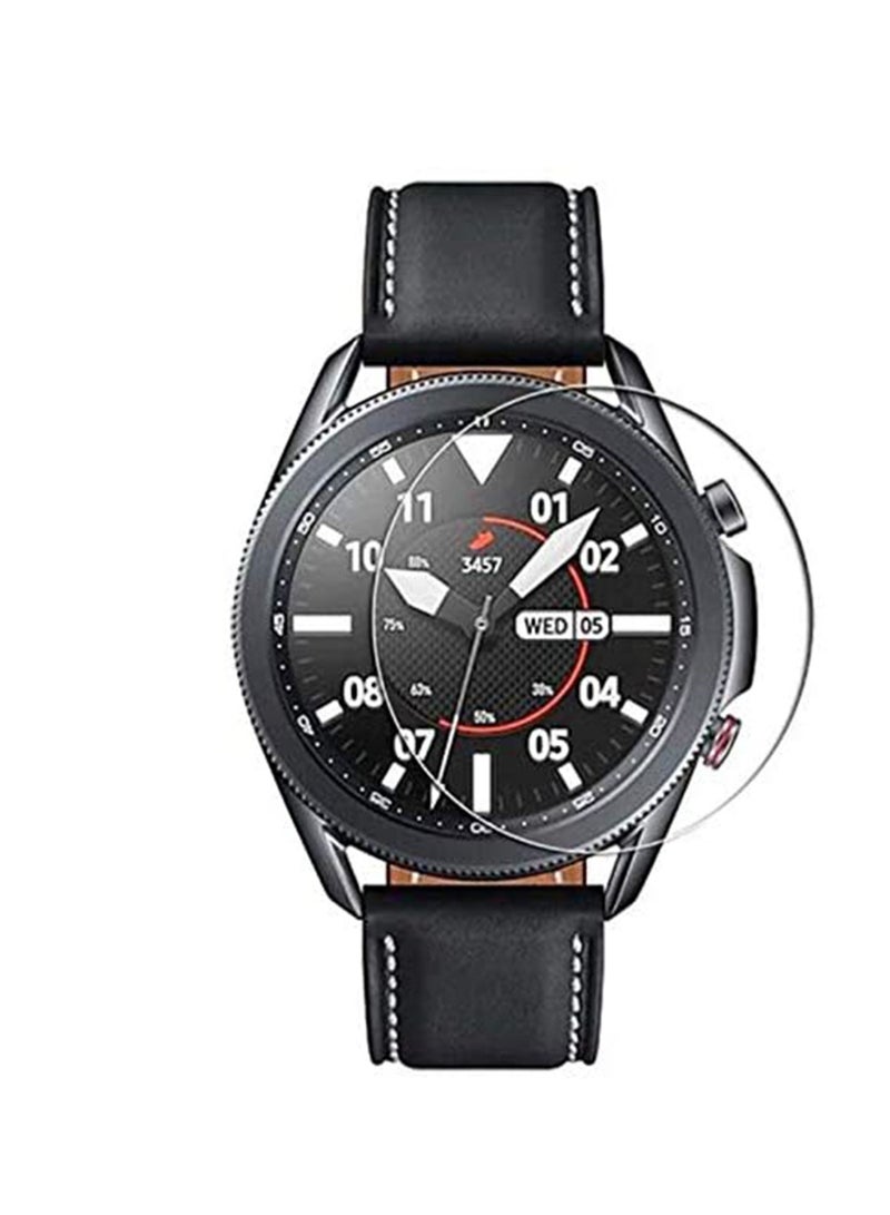 Y&D Scratch Resistance, Tempered Glass, Easy Installation and Use, Compatible for Samsung Galaxy Watch 3 45mm with Screen Protector, Glass Protector Film