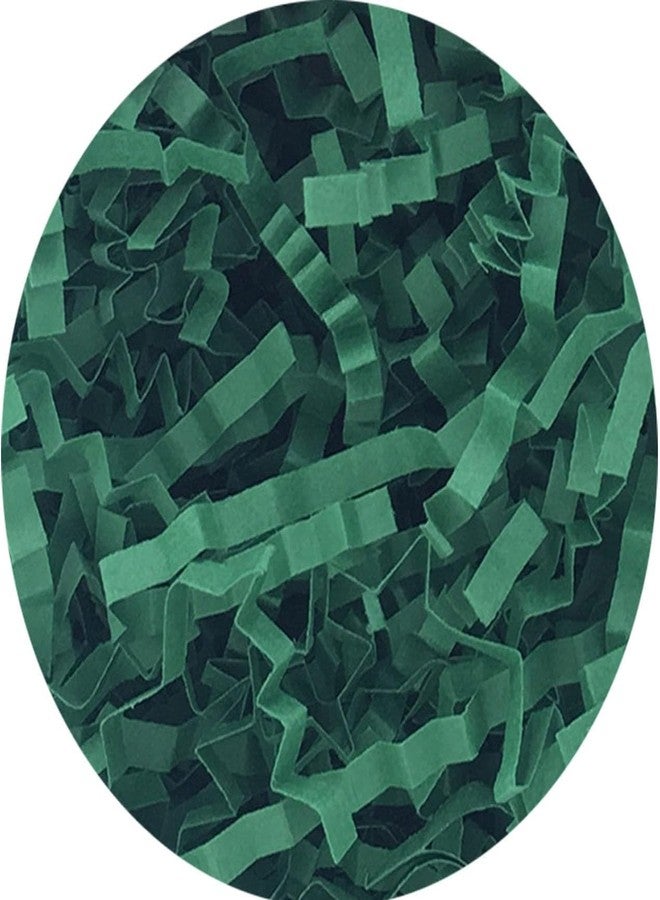 Zhzrche Crinkle Cut Paper Shred Filler Gift Wrap Confetti Raffia Grass Shred Paper for Easter Baskets Filler Creative Eggs Decor (Dark Green
