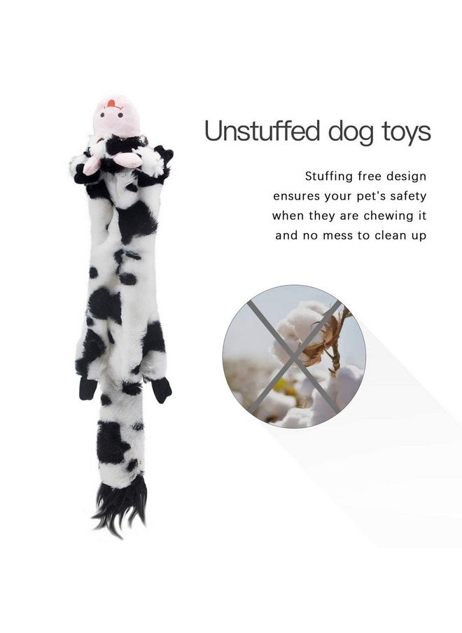 SHARLOVY - Dog Squeaky Toys 5 Pack, Pet Toys Crinkle Dog Toy No Stuffing Animals Dog Plush Toy Dog Chew Toy For Large Dogs And Medium Dogs Squeeky Doggie Toys 5 Pack For Large Dogs Multi-Colored - Image 1