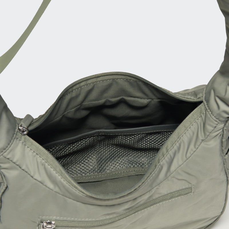 Pander 4L Nylon Shoulder Bag for Women, Water-Repellent Underarm Purse with Adjustable Strap, Multi-Pocket Everyday Handbag, Grey Sage - Image 5
