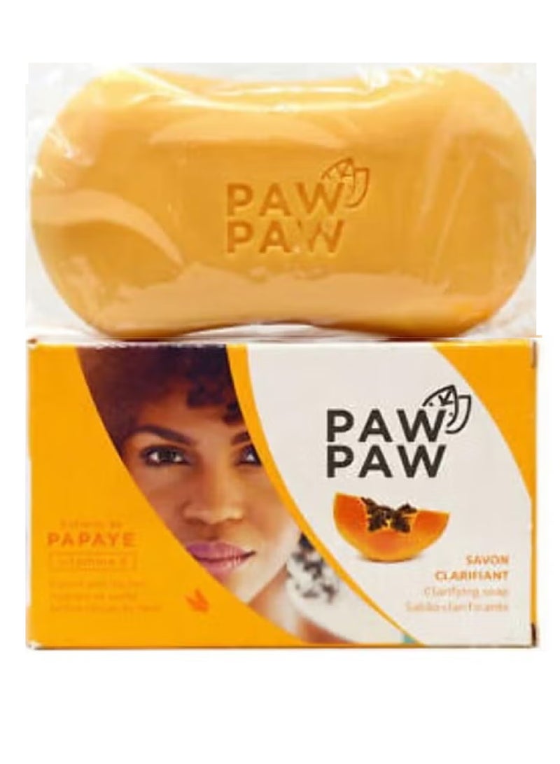 باو باو صابون تنظيف من باو باو مع فيتامين E ومستخلصات البابايا 180 جم - Image 1