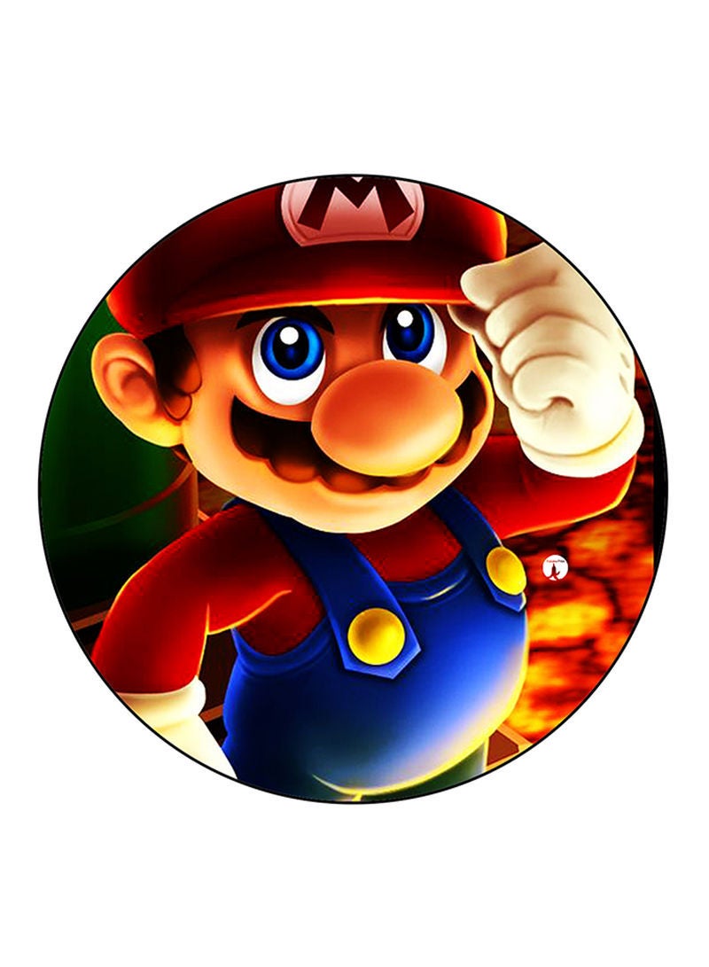 Video Game Super Mario Printed Mouse Pad Multicolour