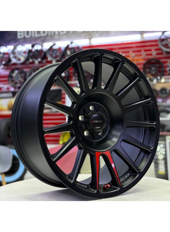 Lenso عجلة لنسو VN8 فينوم-8 20x9.5 ساتين أسود - Image 2