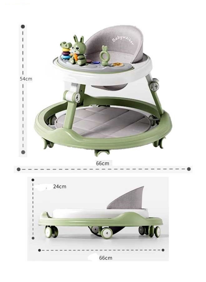 oldlaiben Baby walker, Multi-function O-leg walker, 2 Height Adjustable, 360-Degree Rotate Universal Wheels, For 6-12 Months Baby Walker For Boys And Girls（Pink）  - Image 2
