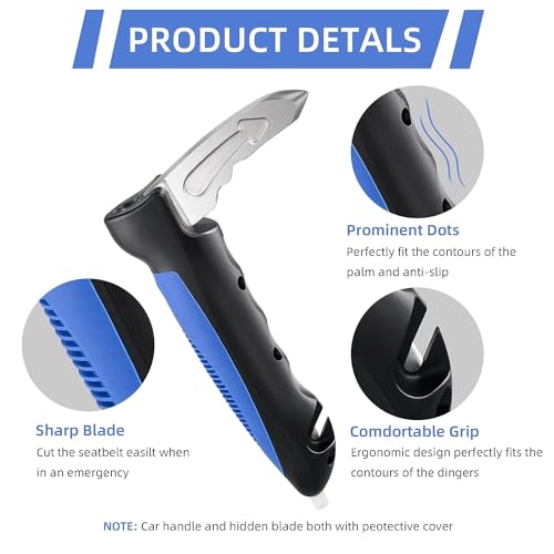 Styxon Car Assist Handle, Elder Cane-Portable Vehicle Support Grab Bar Automotive Door Transfer Haddicapped Assistance 2 In 1 Mobility Standing Aid, Able (Pack-1) - Aluminium,Pull Handle,Polished - Image 5