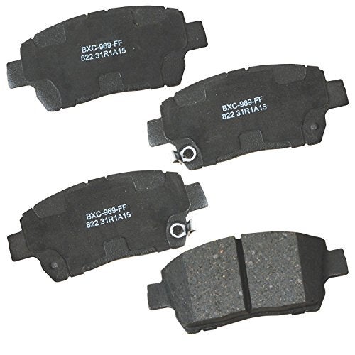 Bendix Premium SBC822 Ceramic Front Brake Pads for FAW F4 2008, F5 2009-2008, Scion iQ 2012, Toyota Celica 2000, Echo 2002-2001, MR2 Spyder 2001-2000, Prius 2002-2001 - Image 1