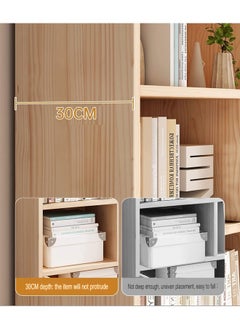 keke Multi-Layer Storage Bookshelf Rack Stylish Living Room Home Storage & Display Cabinet  - Image 4