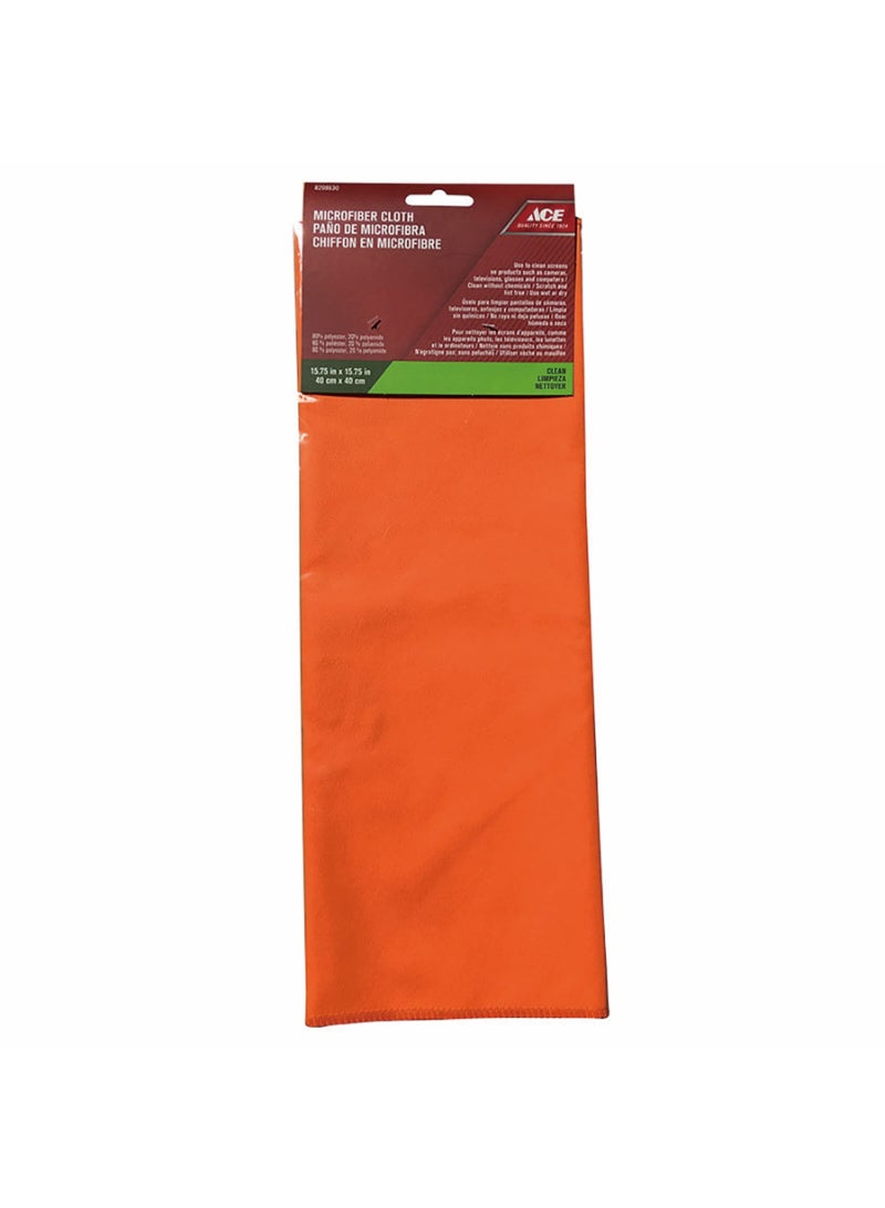 ACE Microfiber Cloth (40 x 40 cm, Orange)