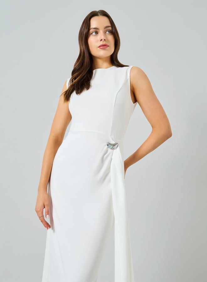 تايك تو فستان طويل ضيق بلا أكمام - Image 2