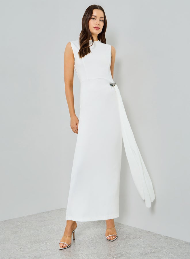 تايك تو فستان طويل ضيق بلا أكمام - Image 3