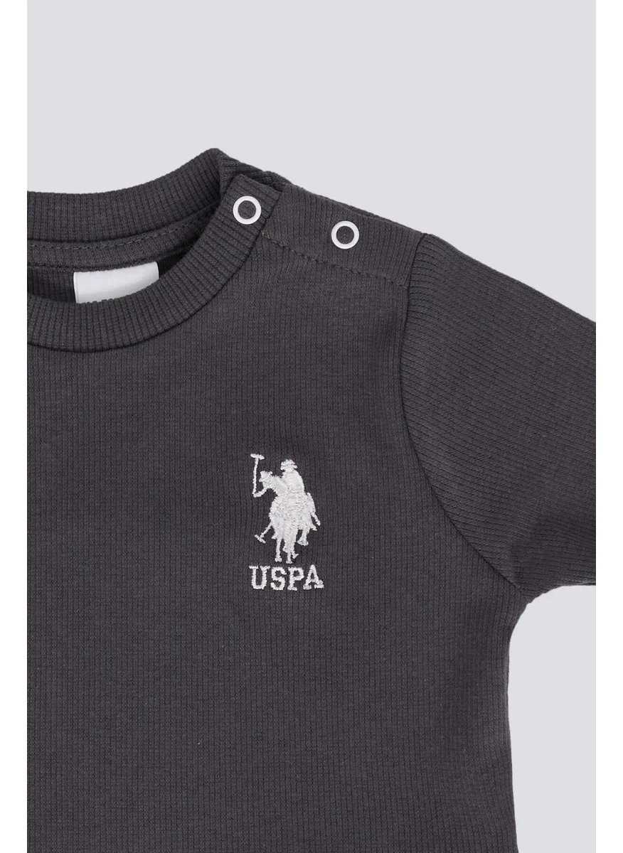 U.S. Polo Assn. Baby Boy Anthracite Set