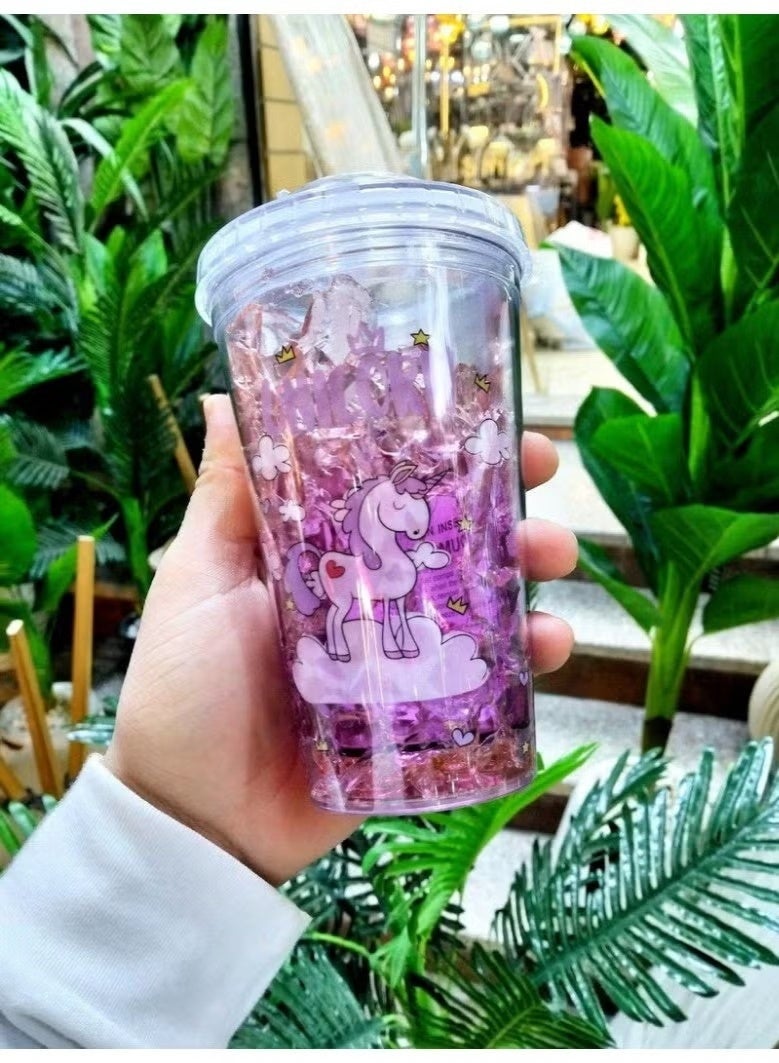 Acrylic Tumbler with Straw - Image 1