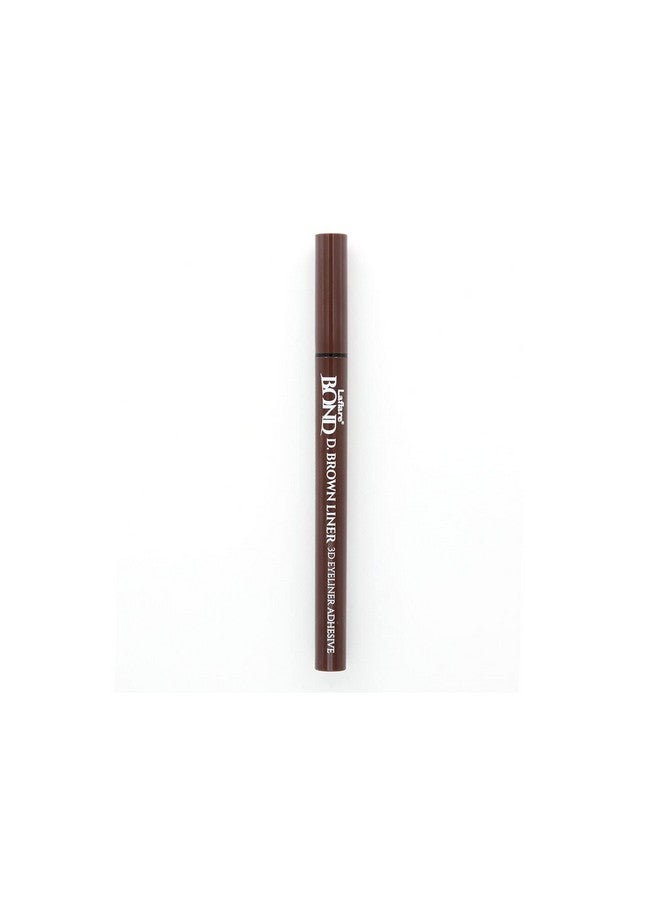 Laflare Bond 3D Eyeliner Adhesive Lash Glue + Eyelinerquick Dryinglong Lastingdrawing Smoothlyvegangluten Free Liner Style Adhesive (Dark Brown) - Image 2