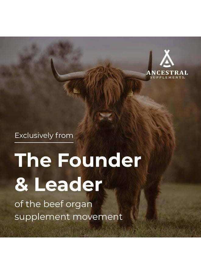 Ancestral Supplements Grass Fed Beef Organs (Desiccated) — Liver, Heart, Kidney, Pancreas, Spleen - Image 4