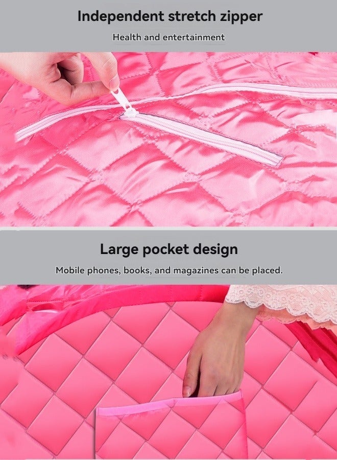 M MIAOYAN Sweat steam box home thickened heightened full body foldable steam sauna box sweat steamer - Image 4