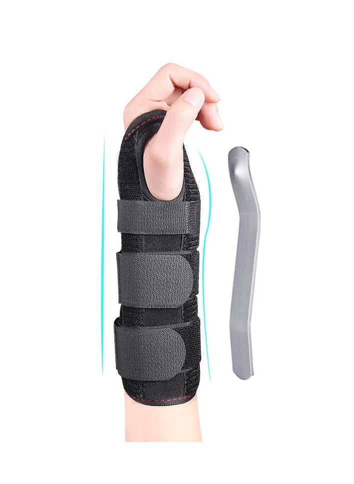 Adjustable Wrist Support Brace for Carpal Tunnel, Fits Both Hands, with Aluminum Splint - Image 2