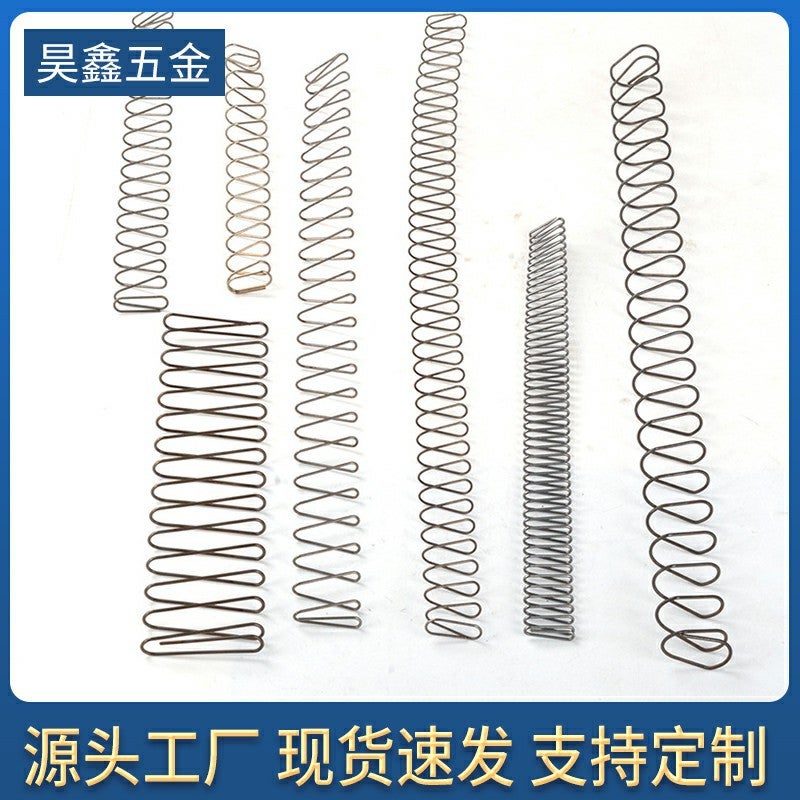 In-Stock Spring Trapezoidal Flat Spring Extended Toy Assist Spring Flat Rectangular Yellow Square Spring Wire Diameter 0.6-1.8 - Image 3