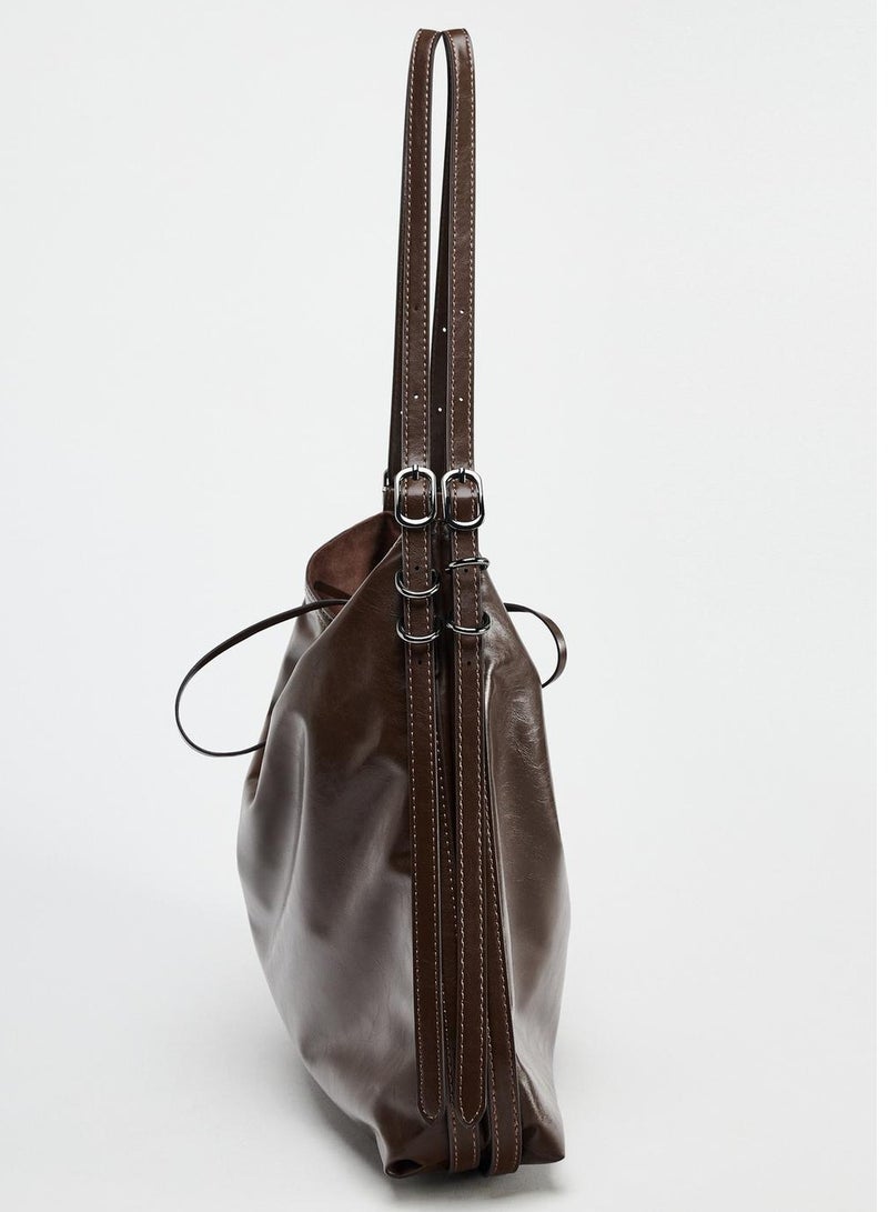 Zara Tote bag buckle bucket bag - Image 3