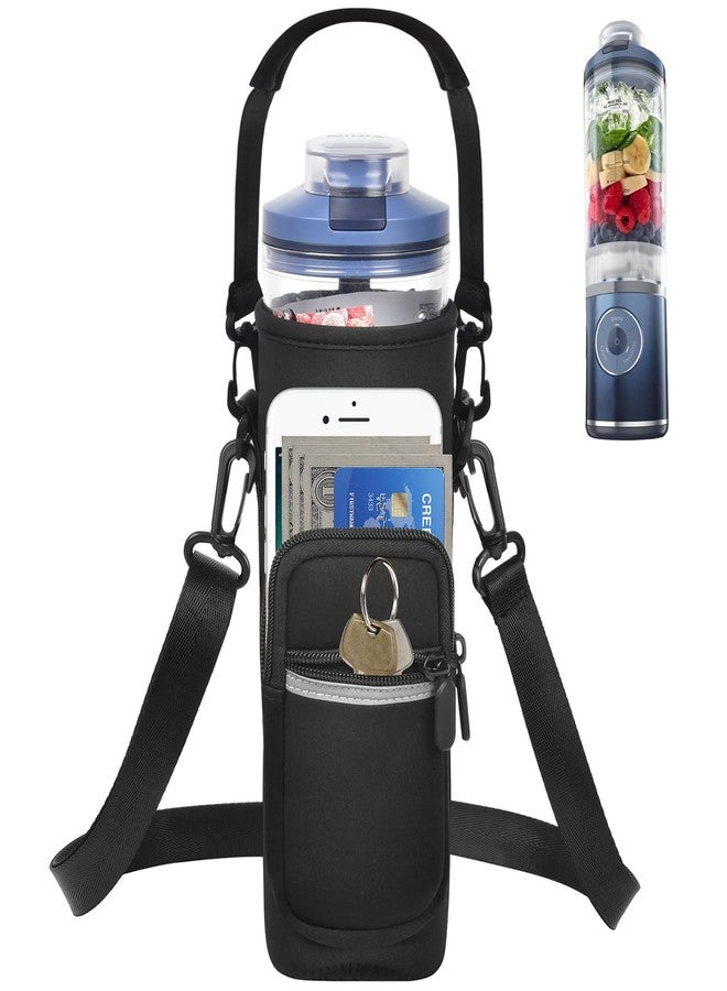 SAIKA Personal Blender Bag for Ninja Blast Max BC251/ BC151, Portable Cordless Blender Carrying Case with Reflective Strip, Shoulder Strap, Handle and Accessories Pocket (Cover Only) - Image 1