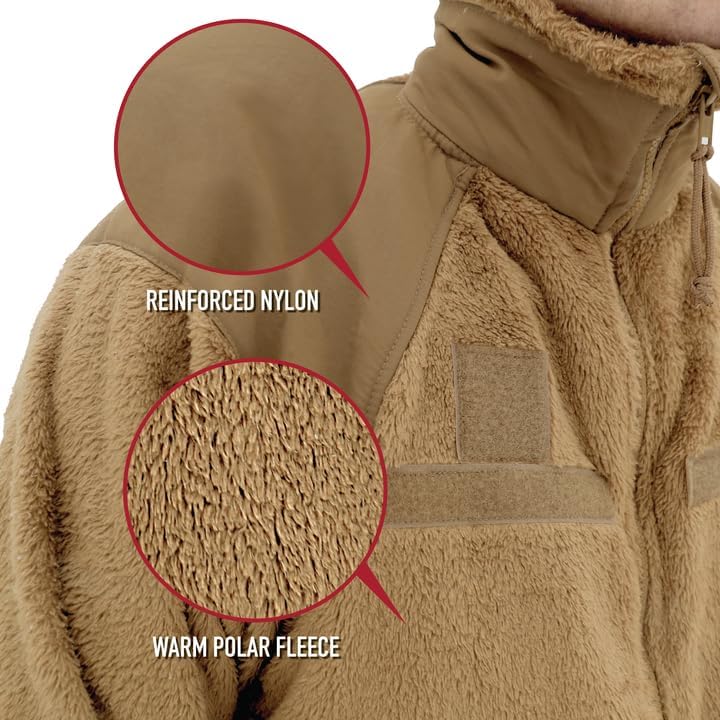 ROTHCO Gen III Level 3 ECWCS Fleece Jacket - Warm and Comfortable Cold Weather Coat - Image 3