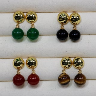 Vintage Agate Green Chalcedony Earrings 925 Silver Needle Tiger spar - pzsku/ZAFB754B5323D4E5C6B04Z/45/1746188234/e35a52b6-9b65-4aed-a8d0-7607f6fa68d1