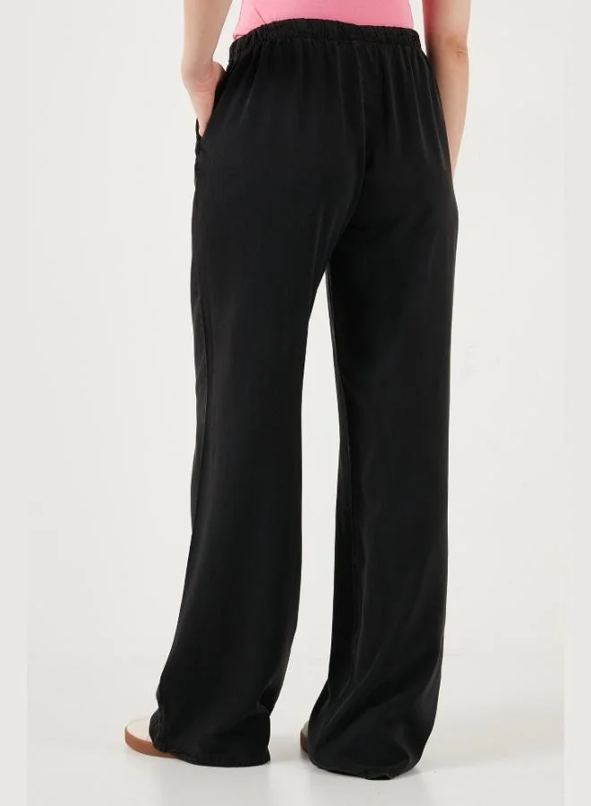 Lela  Lela Wide Leg High Waist Wide Leg Trousers Women's Pants 668YP5424 for Women | Best Price UAE