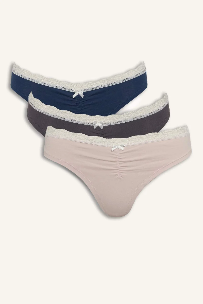 ديفاكتو 3 piece Lace Panties Set