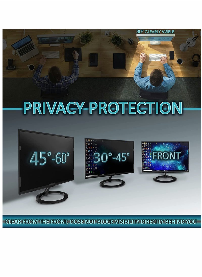 SYOSI - Screen Protector Privacy Screen Filter for 19 Inches Monitor Screen Measured Diagonally Computer Monitor Screen Protector Size is 16.1 inch 10.1 inches Anti Glare and Anti Blue Light Protection - Image 1