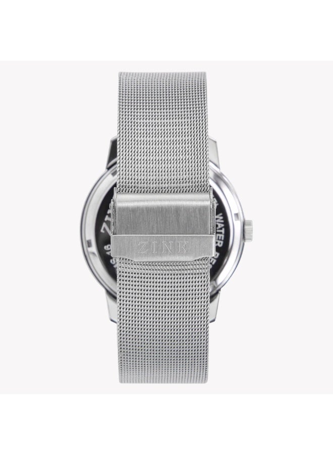 ZINK Men's Stainless Steel Blue Dial Watch | ZK127G1MS-46 - Image 4