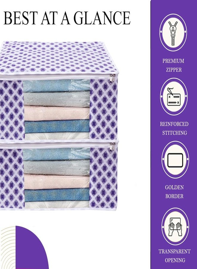 Shaping Fabric Garment Cover Non-Woven 90 GSM with Transparent Window & Double Metal Zipper - Pack of 5 | Dustproof Clothes Storage Bag for Sarees, Suits, Jackets, Shirts SCXLRL1582493517524148523788 - Image 3