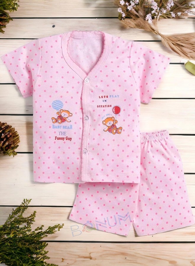BONUM Little Bindi Printed Baby Clothing Set for Every Occasion, Baby Clothing Bundle for Boys and Girls Pack of 3 Pcs (0-3 Months) - Image 3