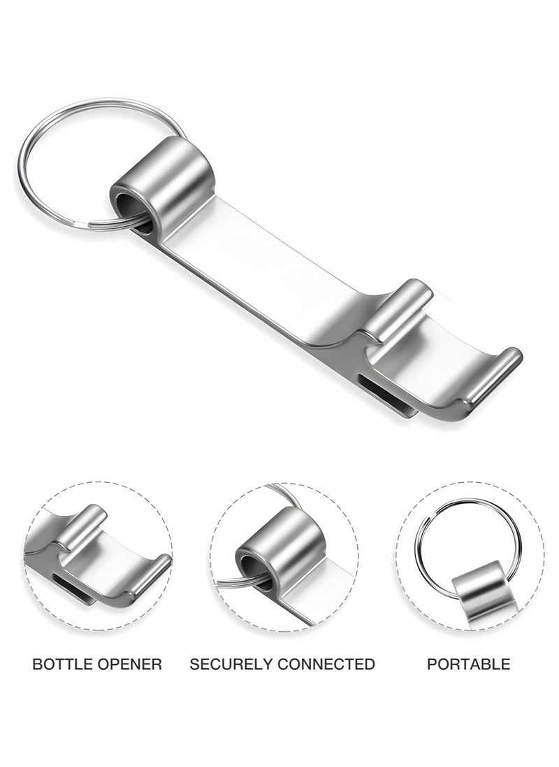 Oasisgalore 5PCS Pocket Beer Bottle Opener Keychains, Small Beverage Opener Rings  - Image 4