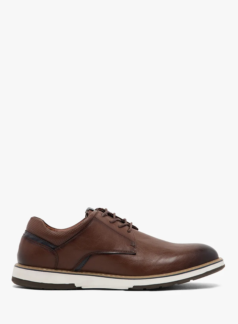 Robert Wood Welt Detail Casual Lace Ups