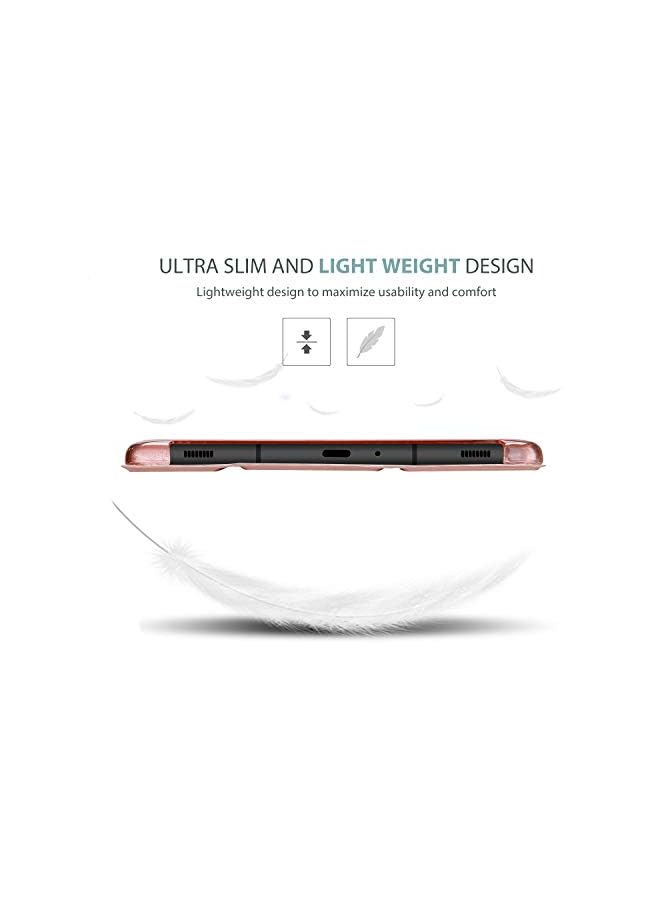 Procases Galaxy Tab A 10.1 Case 2019 Model T510 T515 T517, Slim Lightweight Stand Case Shell Cover For 10.1 Inch Galaxy Tab A Tablet Sm-T510 Sm-T515 Sm-T517 2019 Release -Rosegold - Image 5