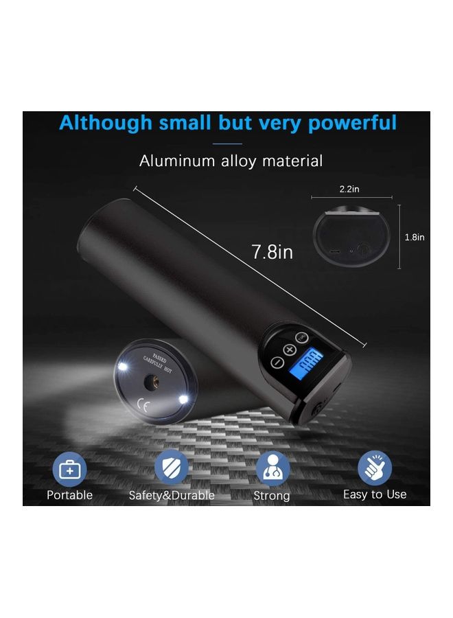 كابتن تيك منفاخ إطارات محمول 24 x 9 x 7سم - Image 2