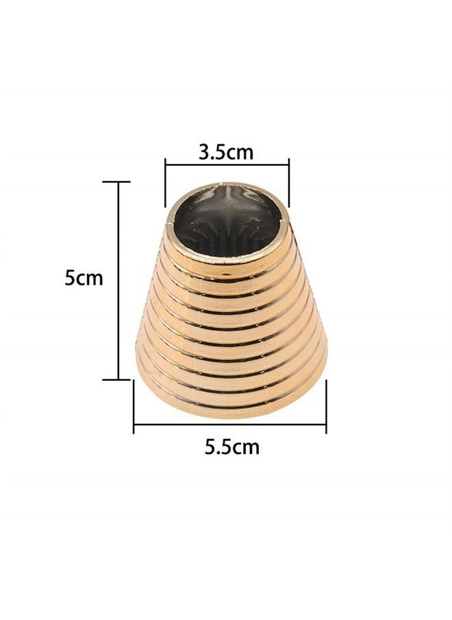 Suoirblss 4PCS Plastic With Teeth Circle Cuff Ponytail Cover Punk Hair Rings Ponytail Holder Hair Headwear for Lady Women  - Image 2