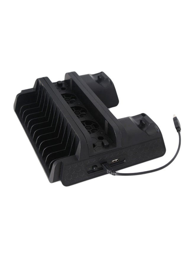 3-In-1 Game Console Cooling Fan With Storage Slots And Wired Charging  Dock - Image 1