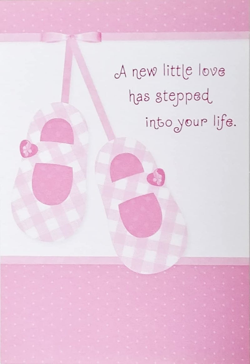Greeting Card A New Little Love Has Stepped Into Your Life - Congratulations On Your Baby Girl Daughter Birth - Image 4